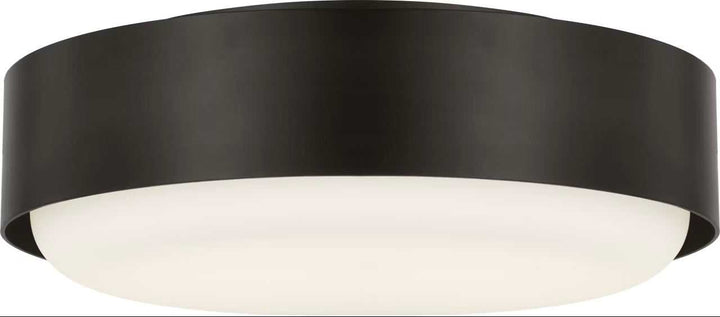 Aurelle Two Light Flush Mount in Aged Iron Visual Comfort Studio Canada