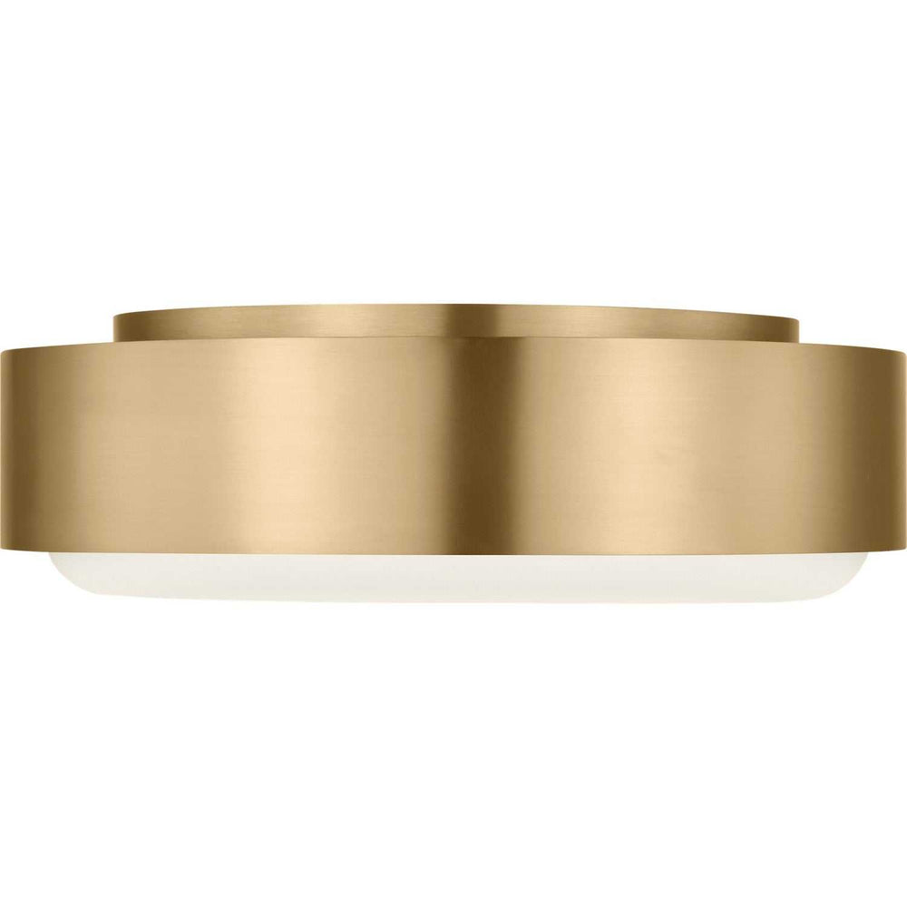 Aurelle Two Light Flush Mount in Estate Brass Visual Comfort Studio Canada