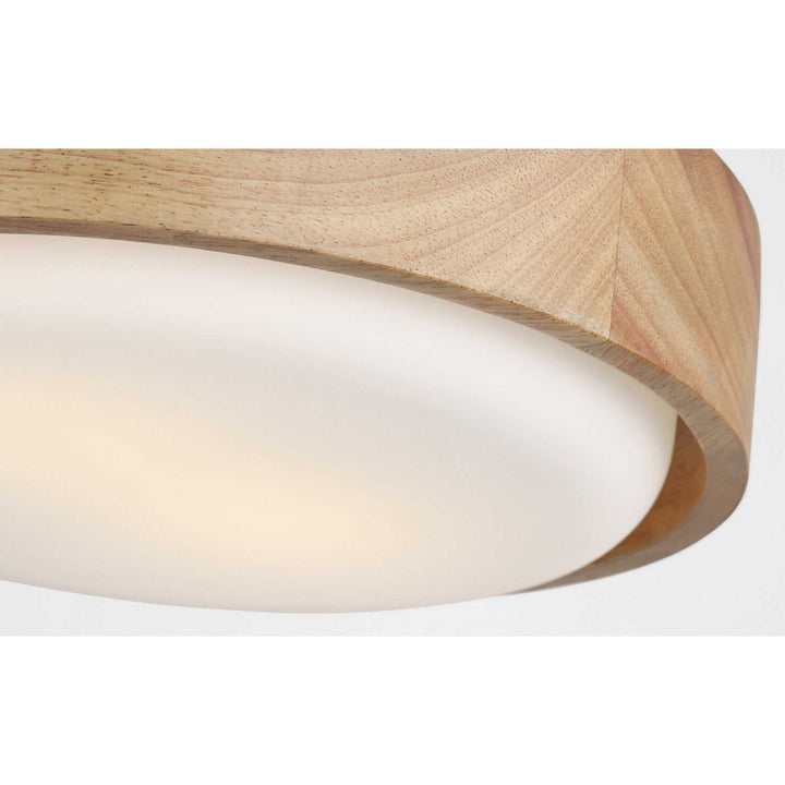 Aurelle Two Light Flush Mount in Natural Honey Visual Comfort Studio Canada