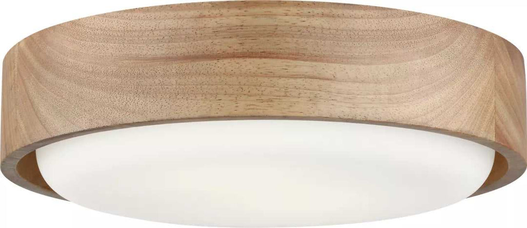 Aurelle Two Light Flush Mount in Natural Honey Visual Comfort Studio Canada