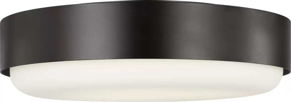 Aurelle Three Light Flush Mount in Aged Iron Visual Comfort Studio Canada