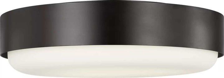 Aurelle Three Light Flush Mount in Aged Iron Visual Comfort Studio Canada
