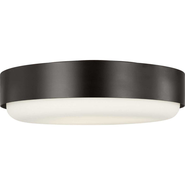 Aurelle Three Light Flush Mount in Aged Iron Visual Comfort Studio Canada