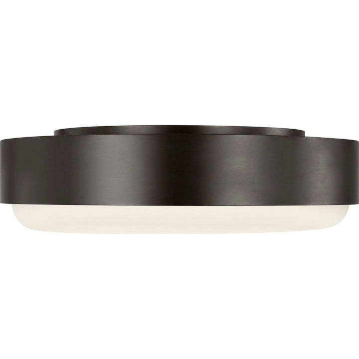 Aurelle Three Light Flush Mount in Aged Iron Visual Comfort Studio Canada