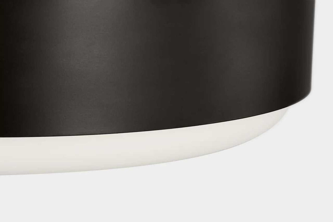 Aurelle Three Light Flush Mount in Aged Iron Visual Comfort Studio Canada