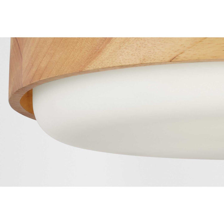 Aurelle Three Light Flush Mount in Natural Honey Visual Comfort Studio Canada