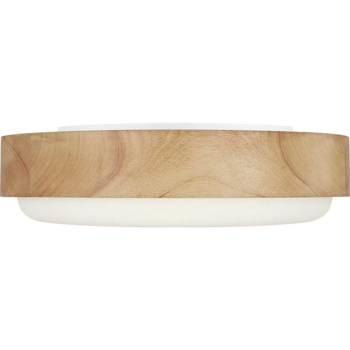 Aurelle Three Light Flush Mount in Natural Honey Visual Comfort Studio Canada