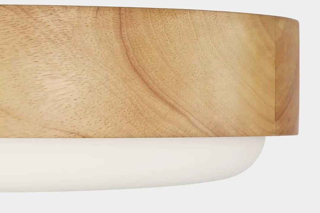 Aurelle Three Light Flush Mount in Natural Honey Visual Comfort Studio Canada