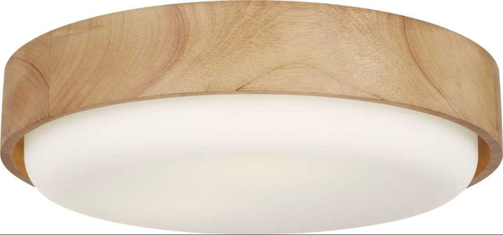 Aurelle Three Light Flush Mount in Natural Honey Visual Comfort Studio Canada