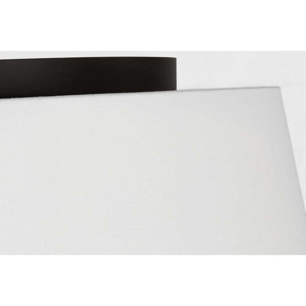 Hale Three Light Flush Mount in Aged Iron Visual Comfort Studio Canada