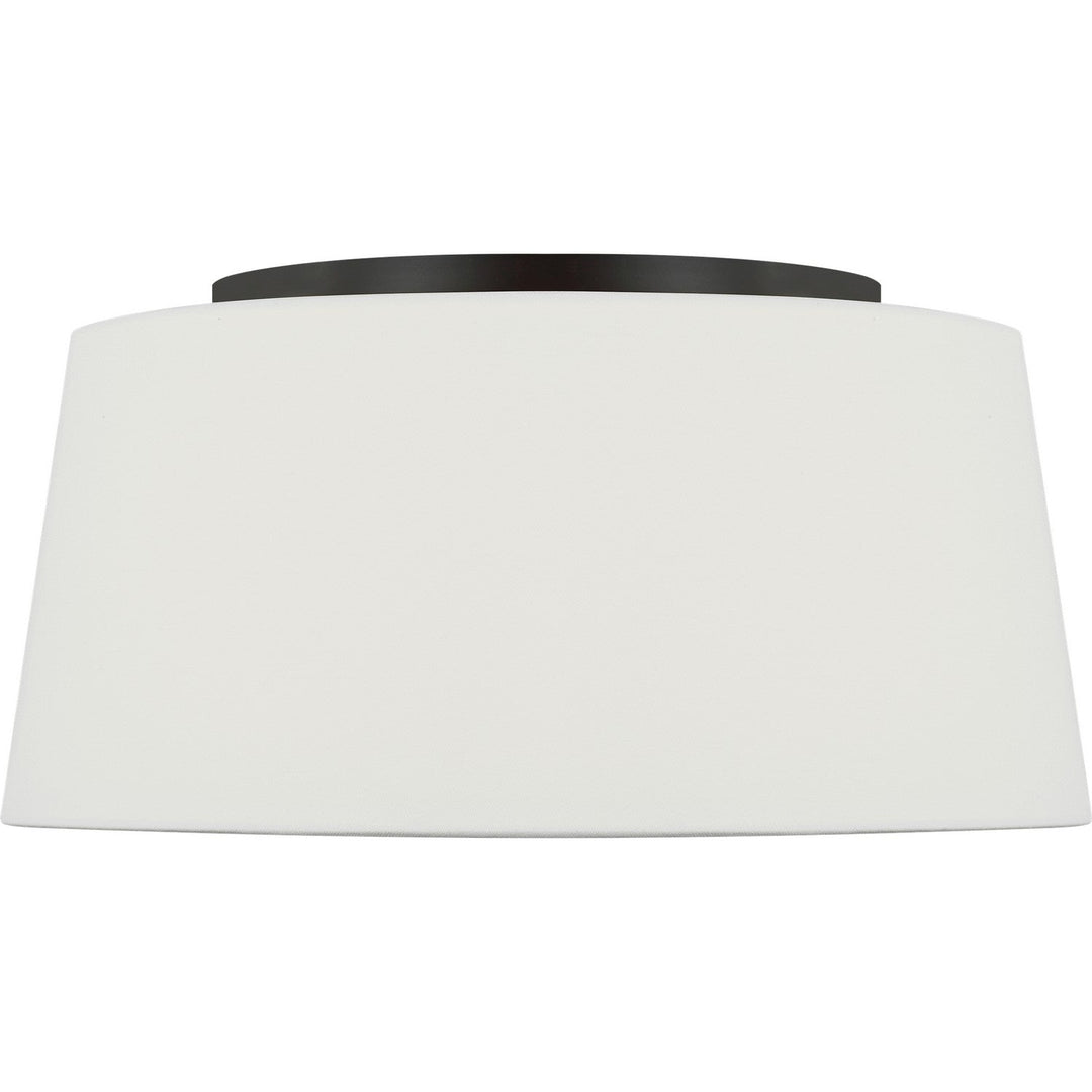 Hale Three Light Flush Mount in Aged Iron Visual Comfort Studio Canada