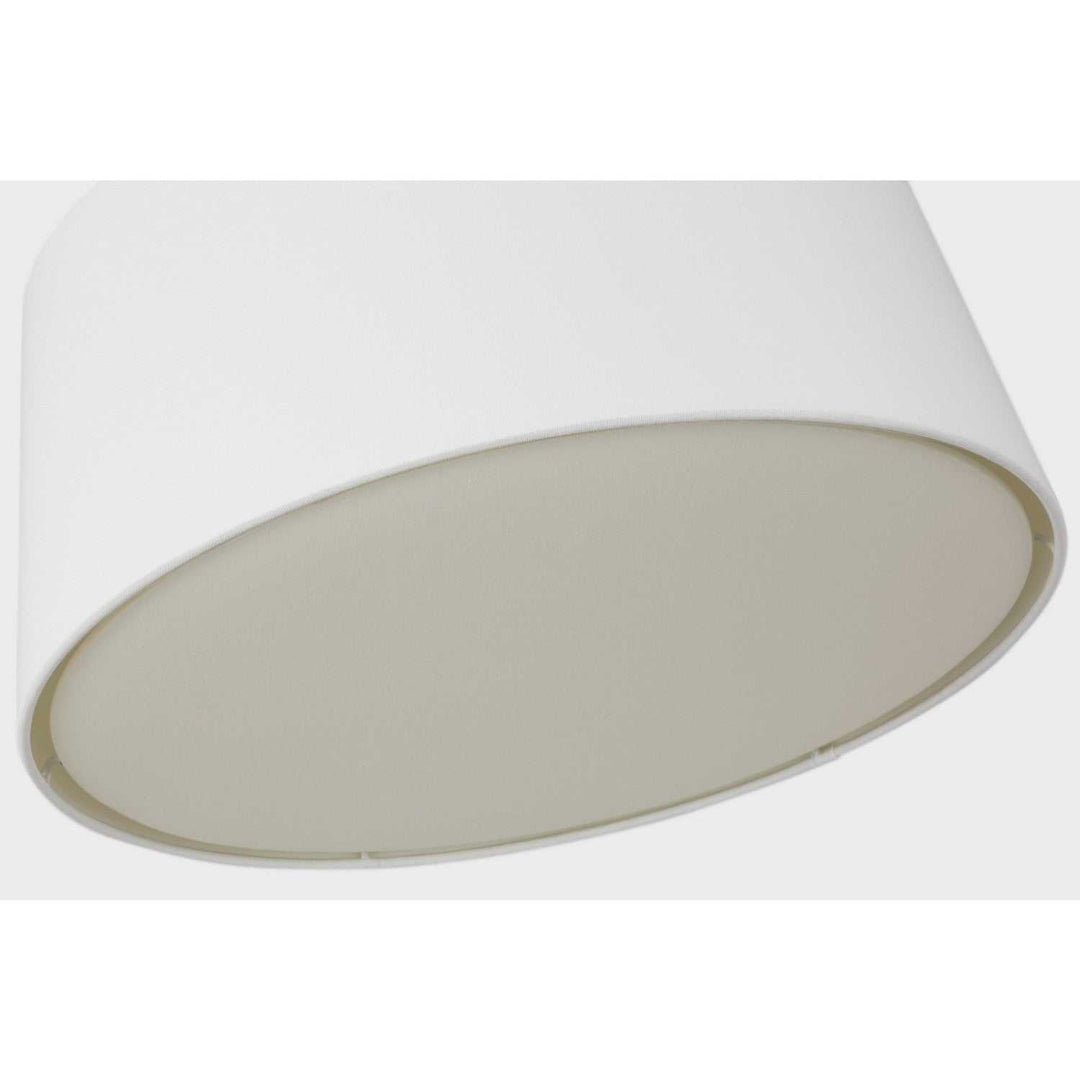 Hale Three Light Flush Mount in Estate Brass Visual Comfort Studio Canada