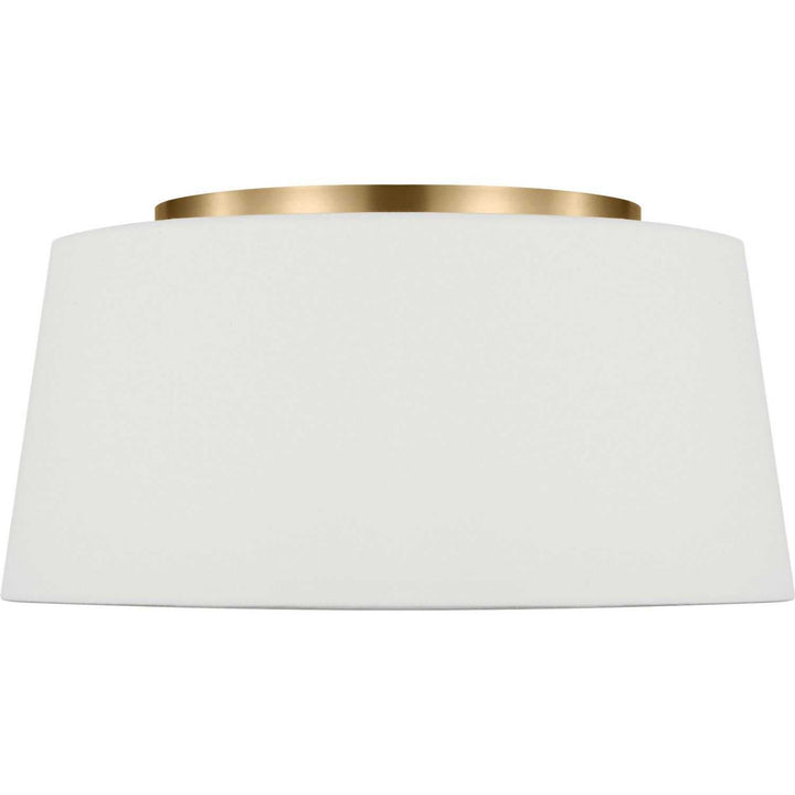 Hale Three Light Flush Mount in Estate Brass Visual Comfort Studio Canada