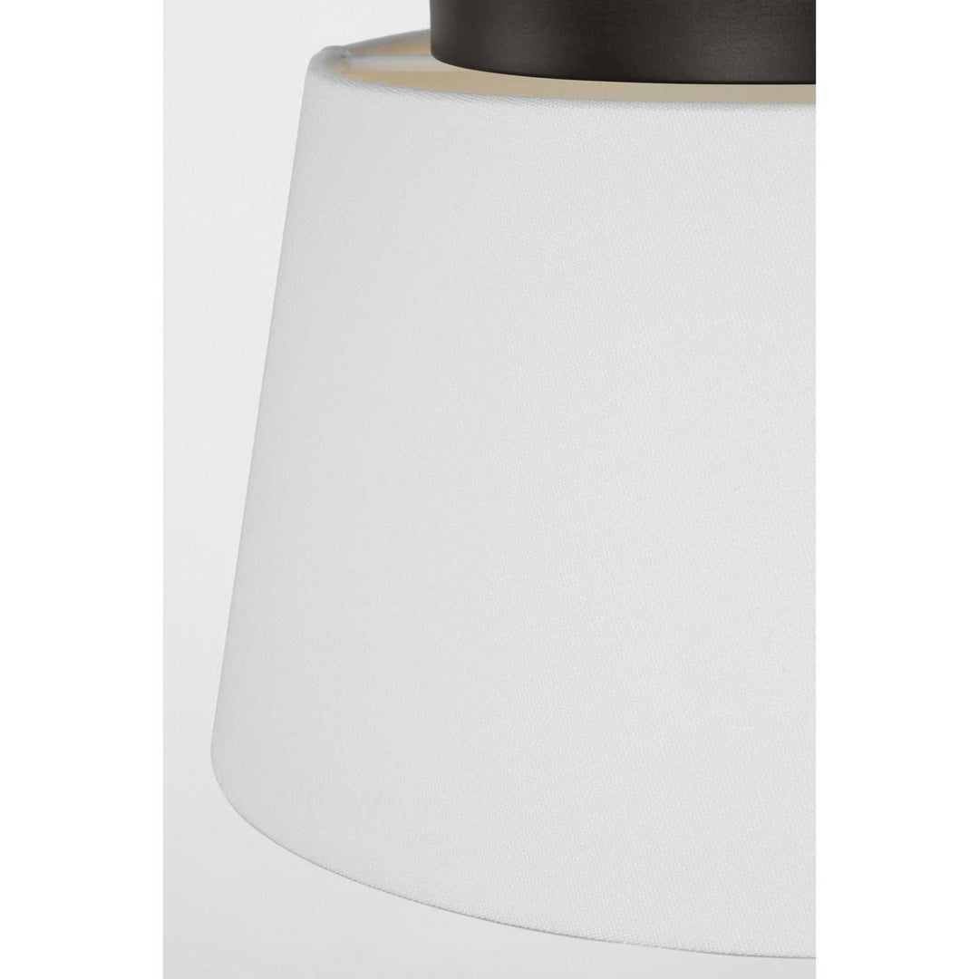 Hale Two Light Flush Mount in Aged Iron Visual Comfort Studio Canada
