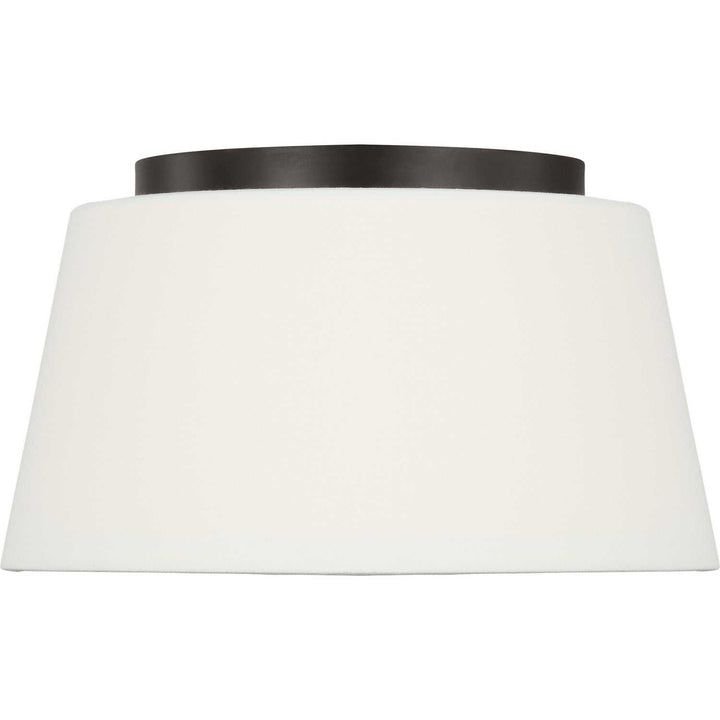 Hale Two Light Flush Mount in Aged Iron Visual Comfort Studio Canada