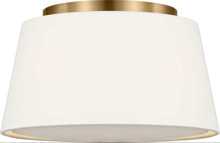 Hale Two Light Flush Mount in Estate Brass Visual Comfort Studio Canada