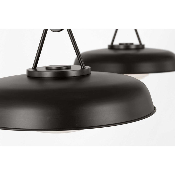 Liora Two Light Linear Chandelier in Aged Iron Visual Comfort Studio Canada