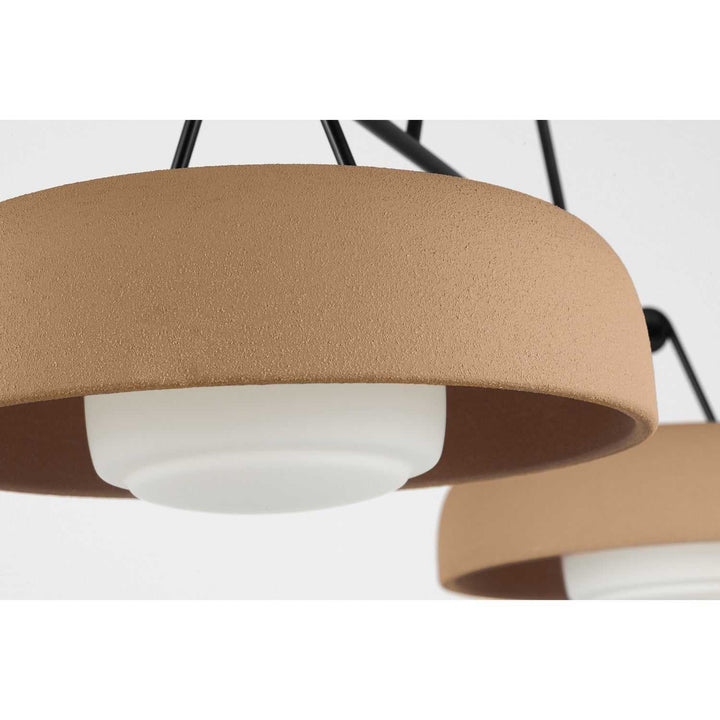 Liora Two Light Linear Chandelier in Aged Iron Visual Comfort Studio Canada