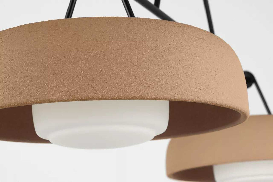Liora Two Light Linear Chandelier in Aged Iron Visual Comfort Studio Canada