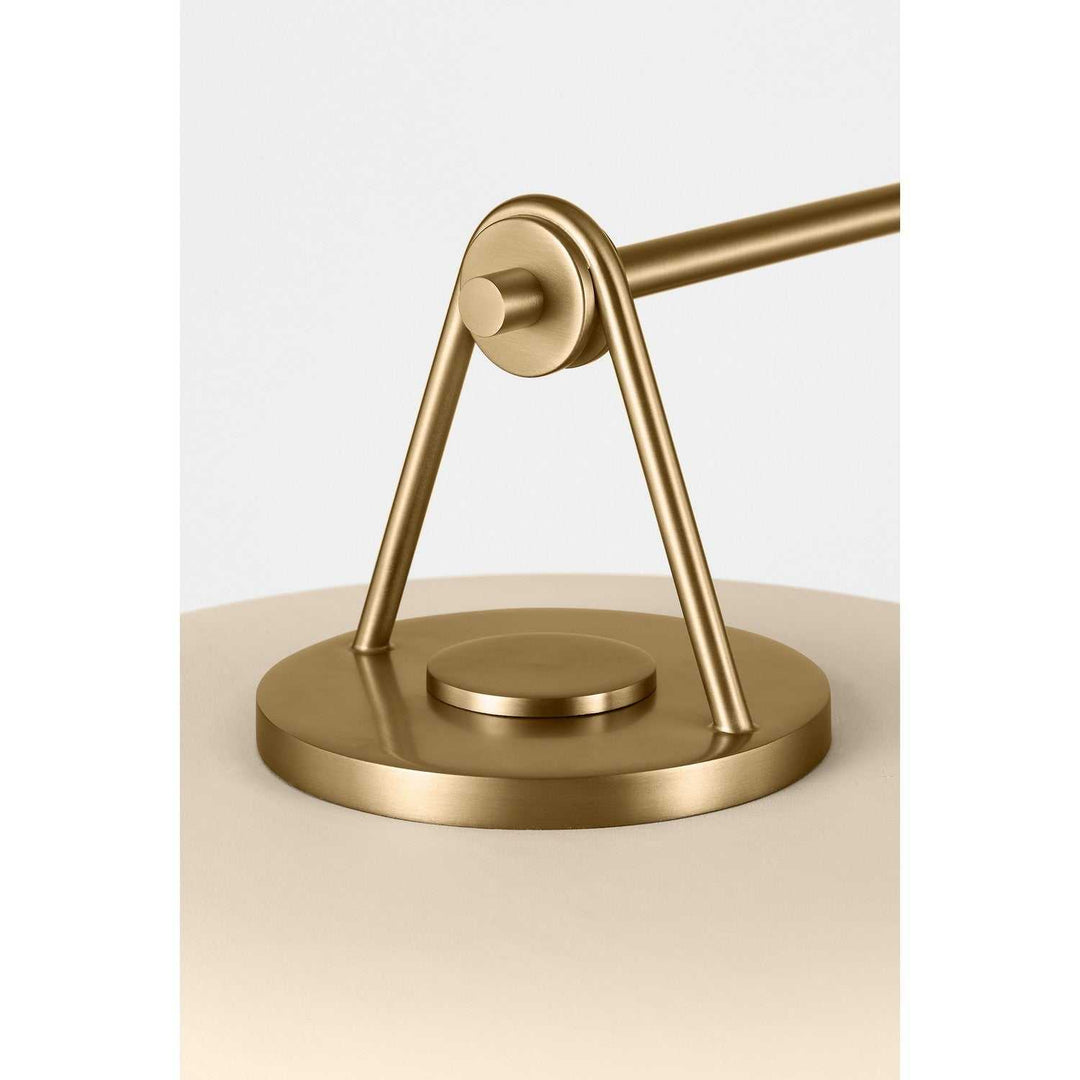 Liora Two Light Linear Chandelier in Estate Brass Visual Comfort Studio Canada