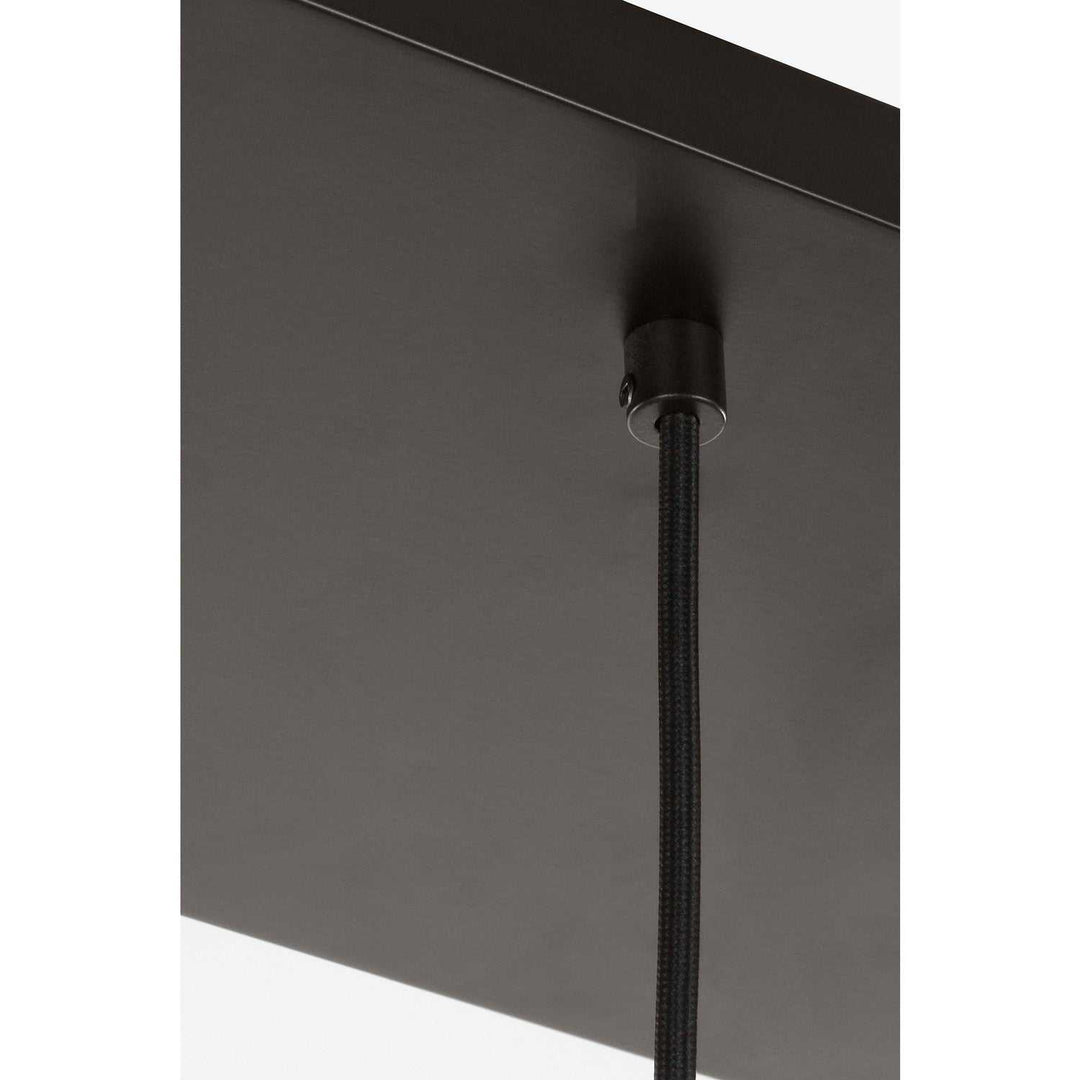 Sorelle Eight Light Linear Chandelier in Aged Iron Visual Comfort Studio Canada