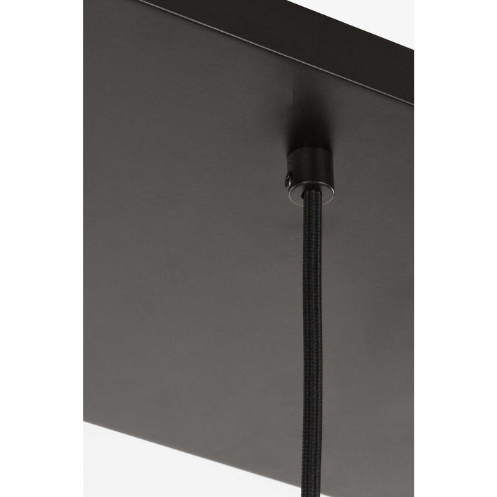Sorelle Eight Light Linear Chandelier in Aged Iron Visual Comfort Studio Canada