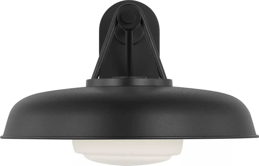 Liora One Light Wall Lantern in Textured Black Visual Comfort Studio Canada