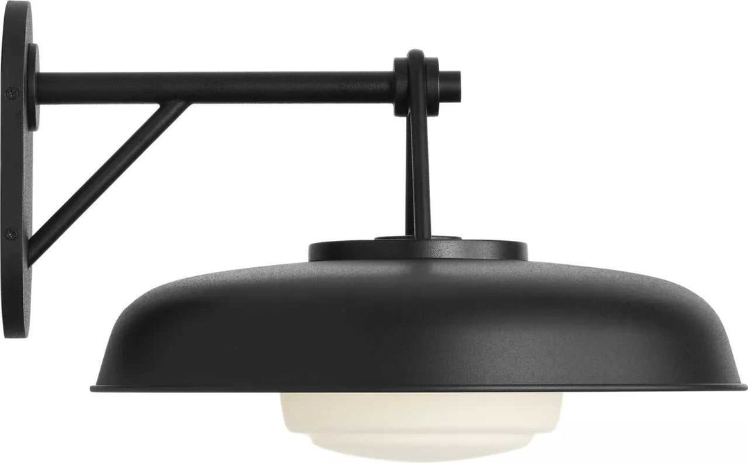 Liora One Light Wall Lantern in Textured Black Visual Comfort Studio Canada