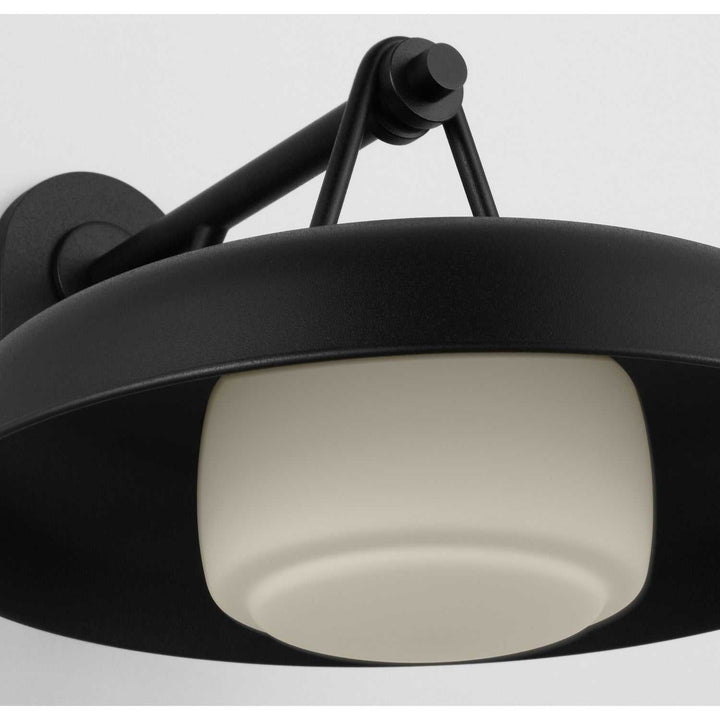 Liora One Light Wall Lantern in Textured Black Visual Comfort Studio Canada