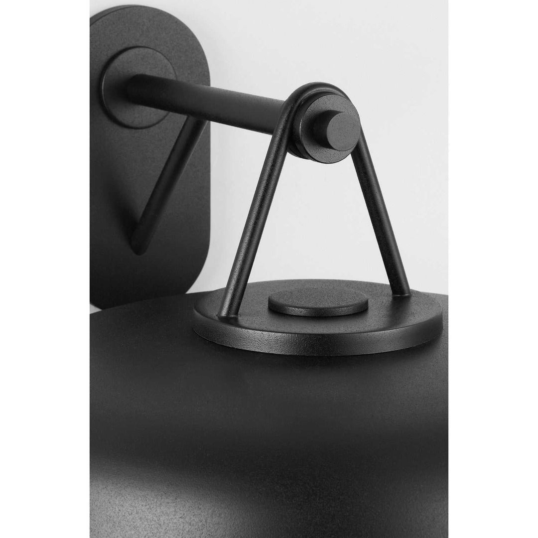 Liora One Light Wall Lantern in Textured Black Visual Comfort Studio Canada