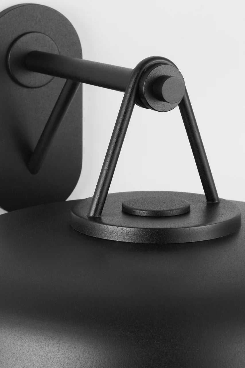Liora One Light Wall Lantern in Textured Black Visual Comfort Studio Canada