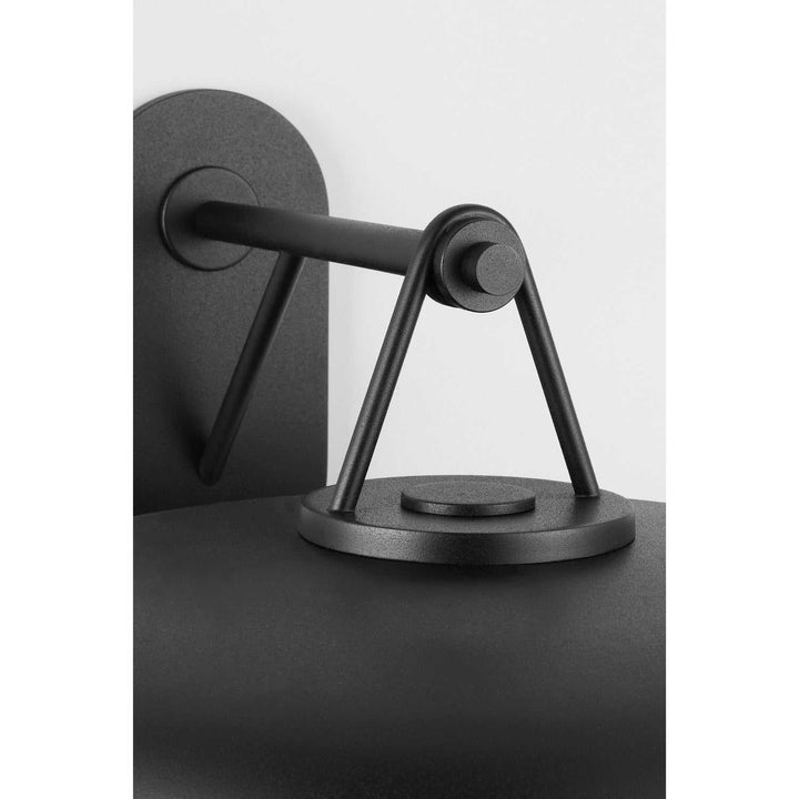 Liora One Light Outdoor Wall Mount in Textured Black Visual Comfort Studio Canada