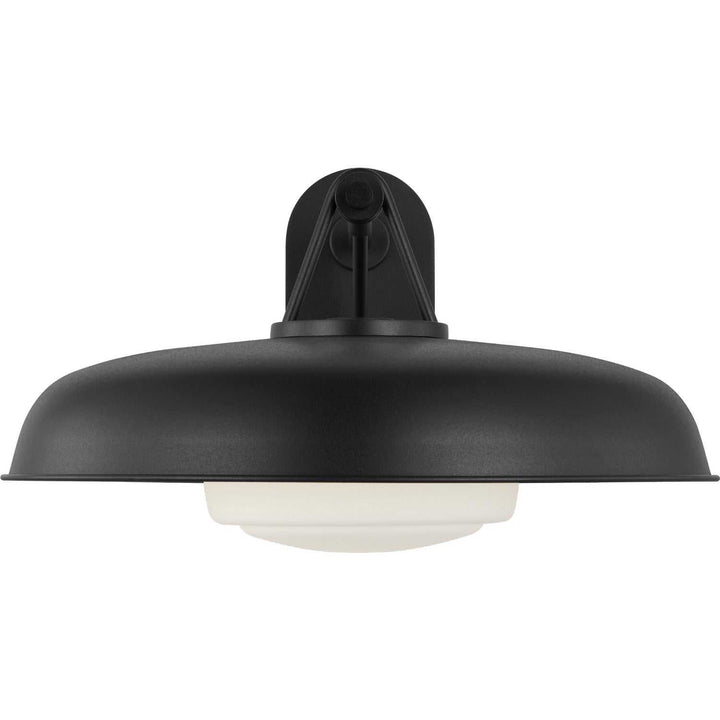 Liora One Light Outdoor Wall Mount in Textured Black Visual Comfort Studio Canada