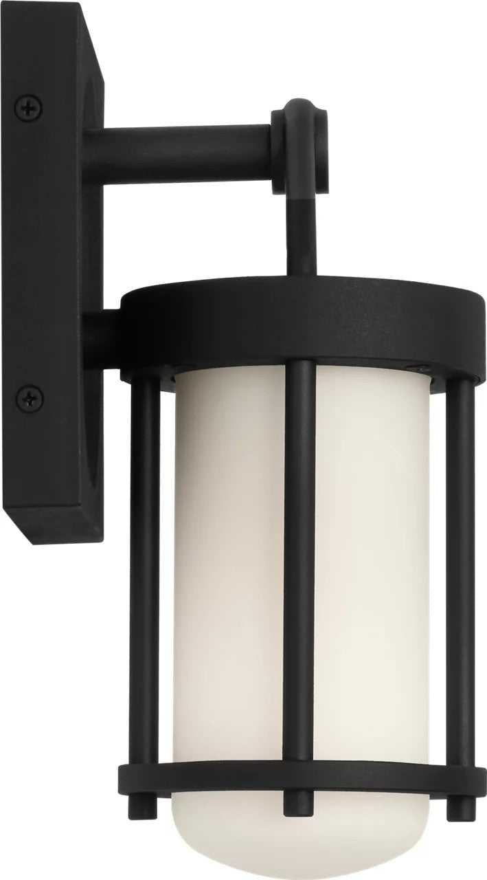 Otis One Light Wall Lantern in Textured Black Visual Comfort Studio Canada