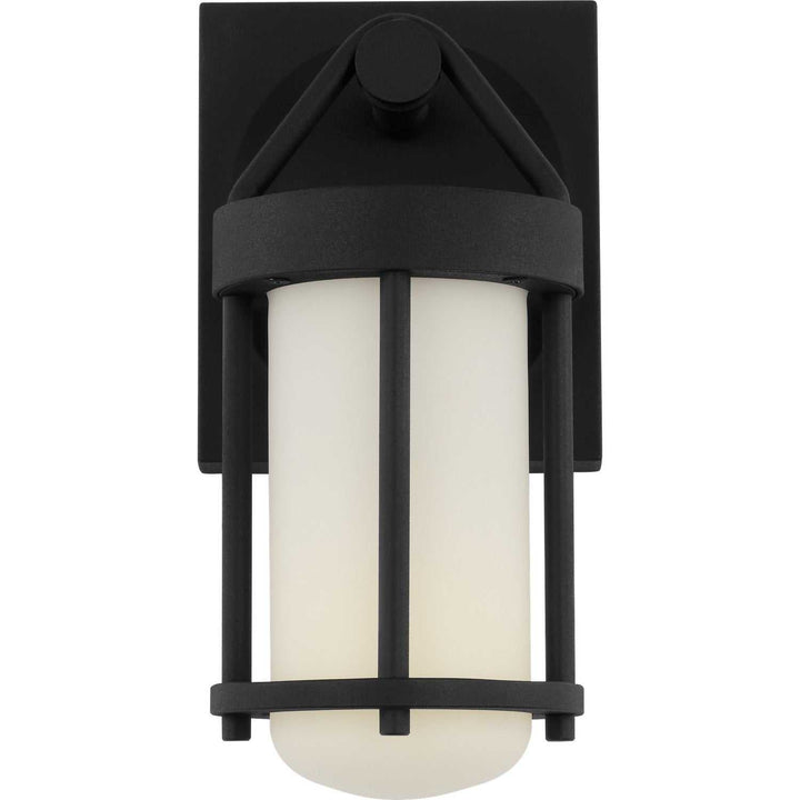 Otis One Light Wall Lantern in Textured Black Visual Comfort Studio Canada