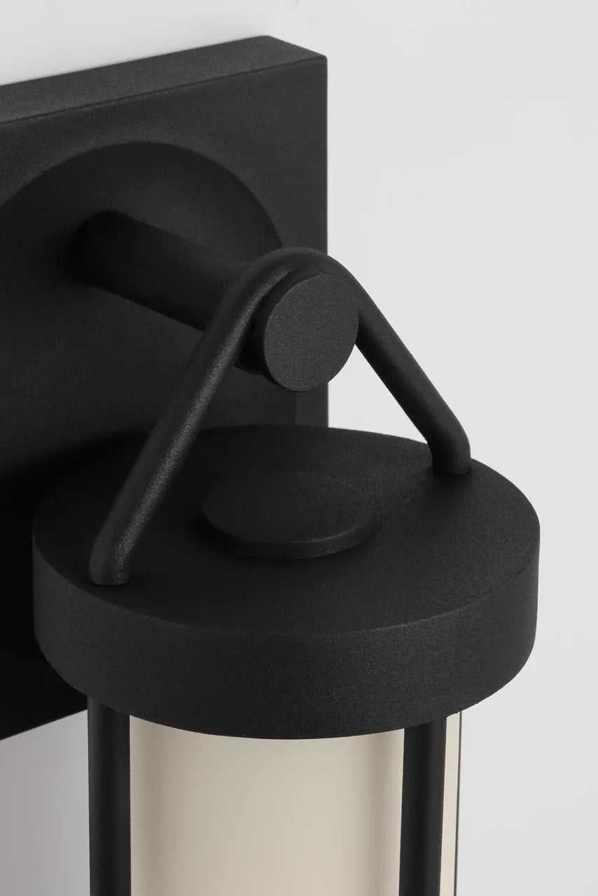 Otis One Light Wall Lantern in Textured Black Visual Comfort Studio Canada