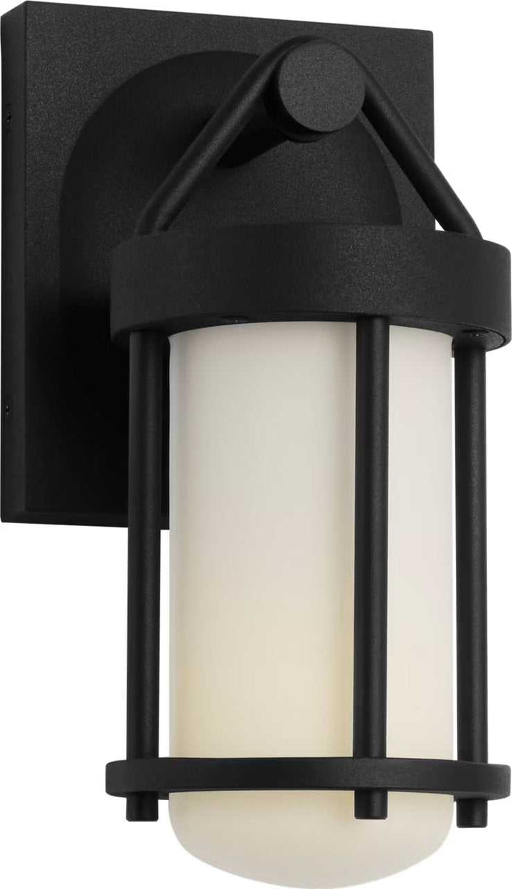 Otis One Light Wall Lantern in Textured Black Visual Comfort Studio Canada