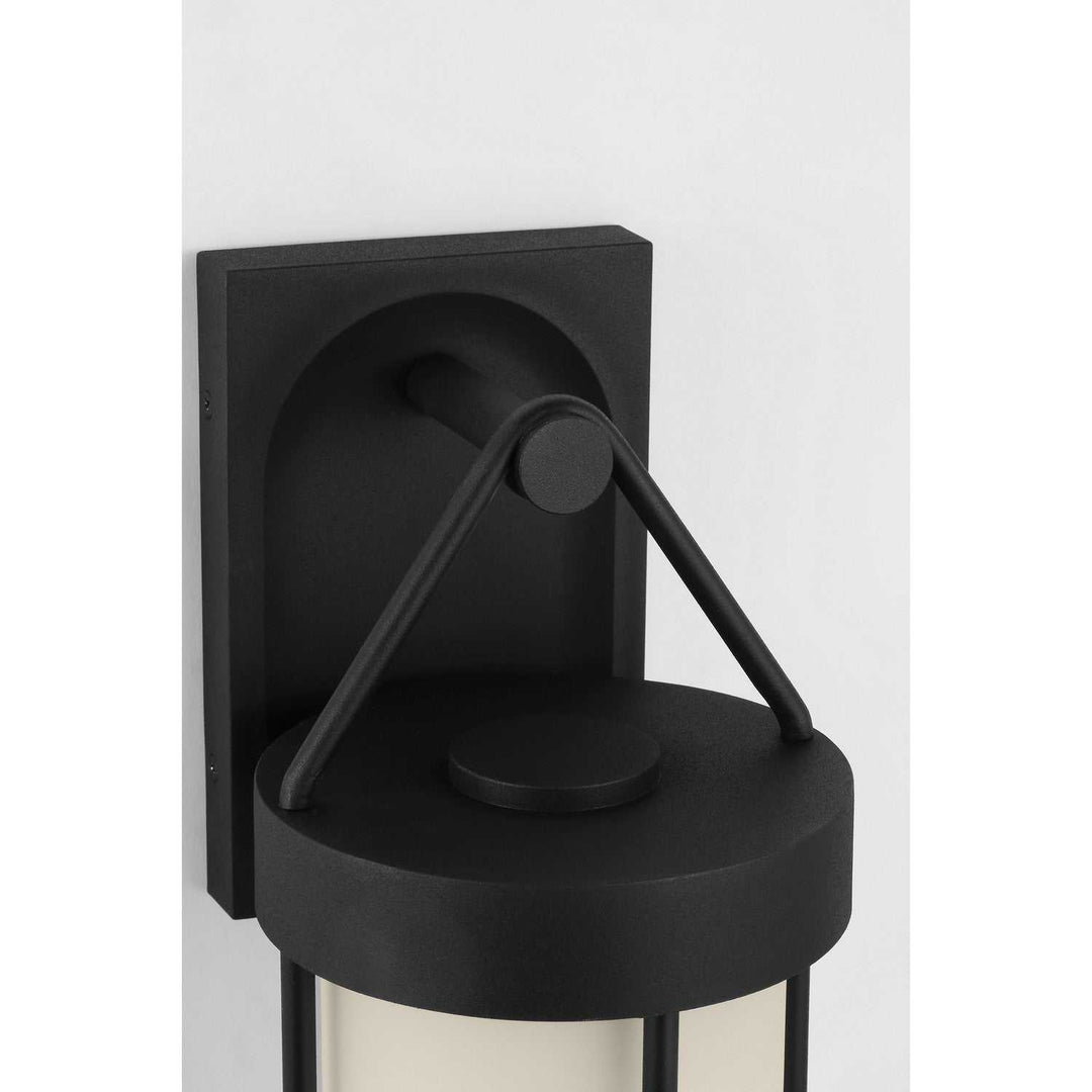 Otis One Light Wall Lantern in Textured Black Visual Comfort Studio Canada