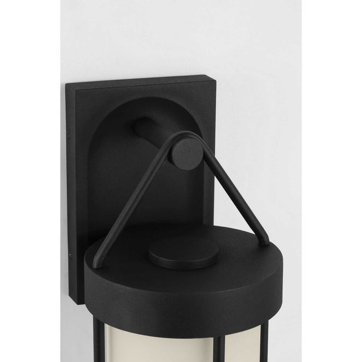 Otis One Light Wall Lantern in Textured Black Visual Comfort Studio Canada