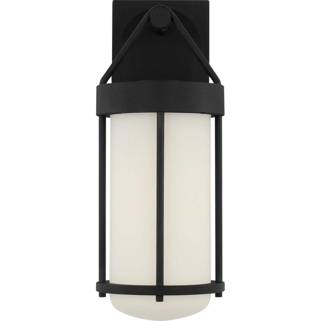 Otis One Light Wall Lantern in Textured Black Visual Comfort Studio Canada