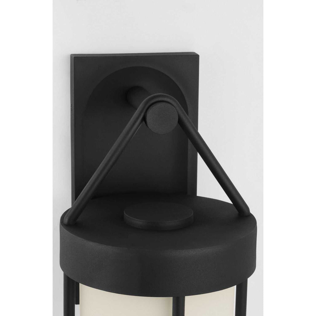 Otis One Light Wall Lantern in Textured Black Visual Comfort Studio Canada