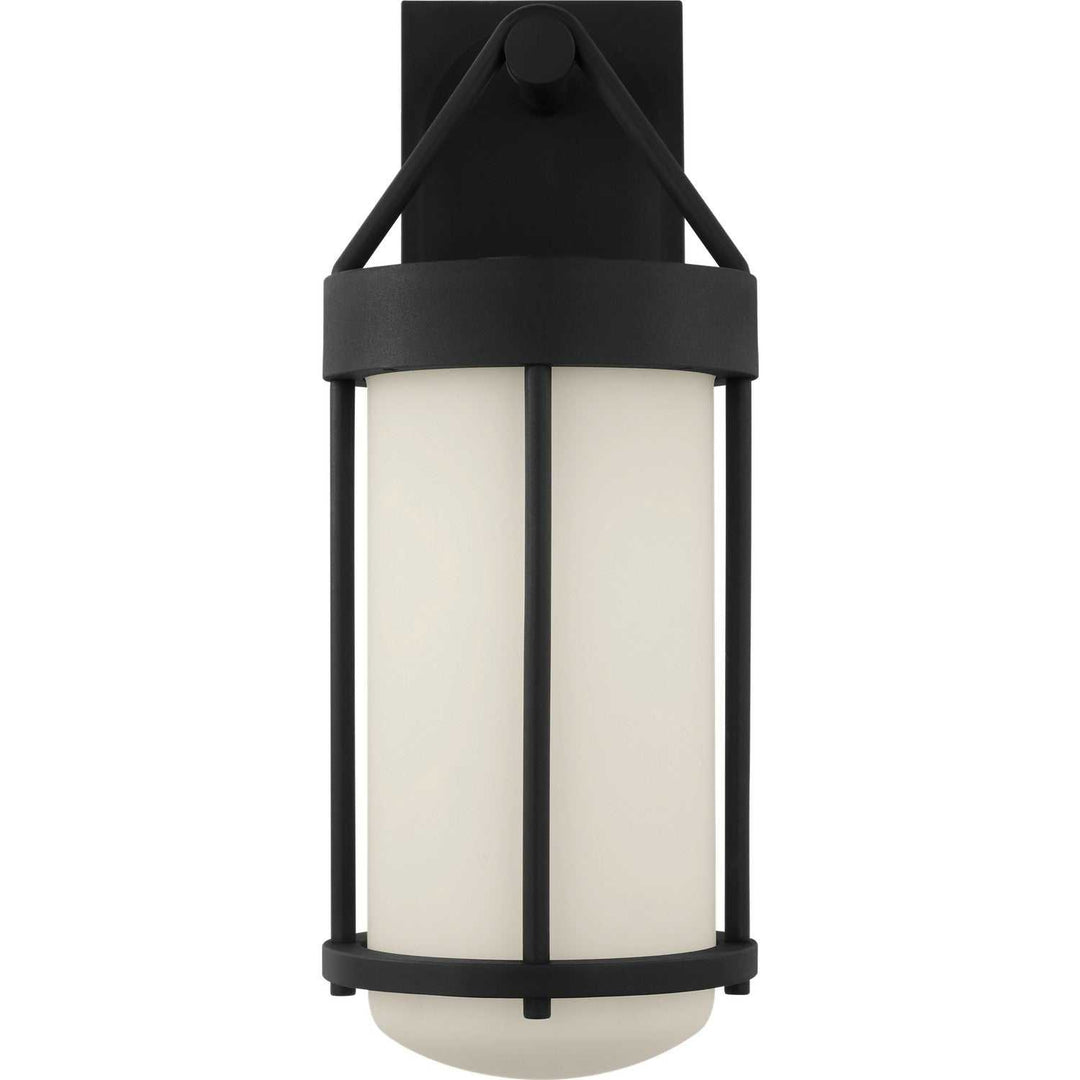 Otis One Light Wall Lantern in Textured Black Visual Comfort Studio Canada