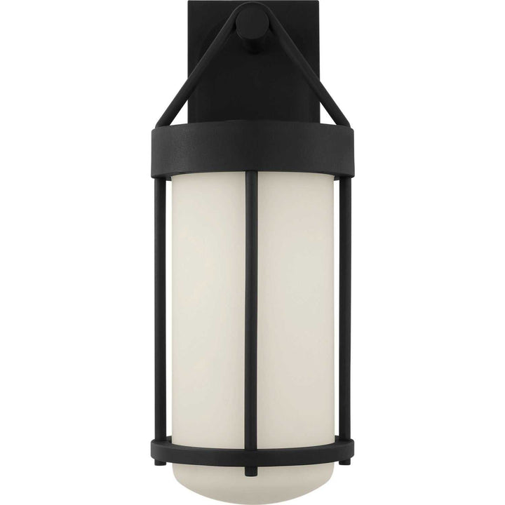 Otis One Light Wall Lantern in Textured Black Visual Comfort Studio Canada
