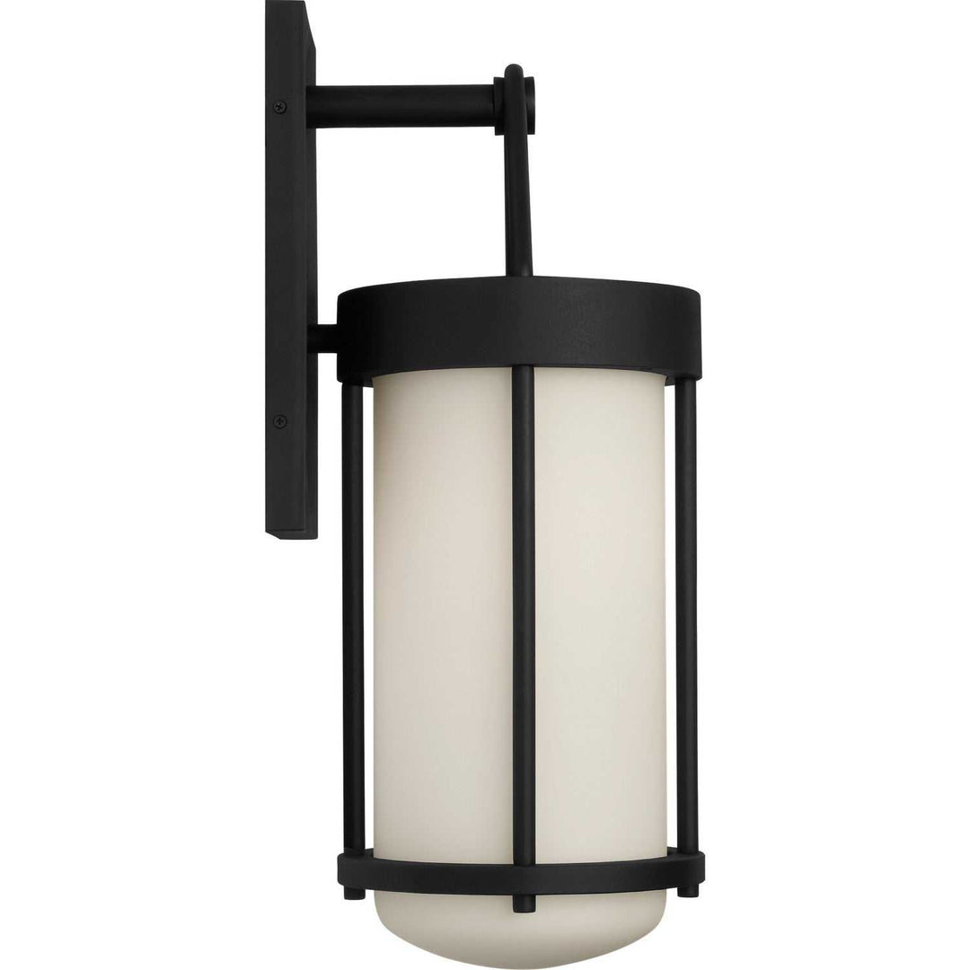 Otis One Light Wall Lantern in Textured Black Visual Comfort Studio Canada