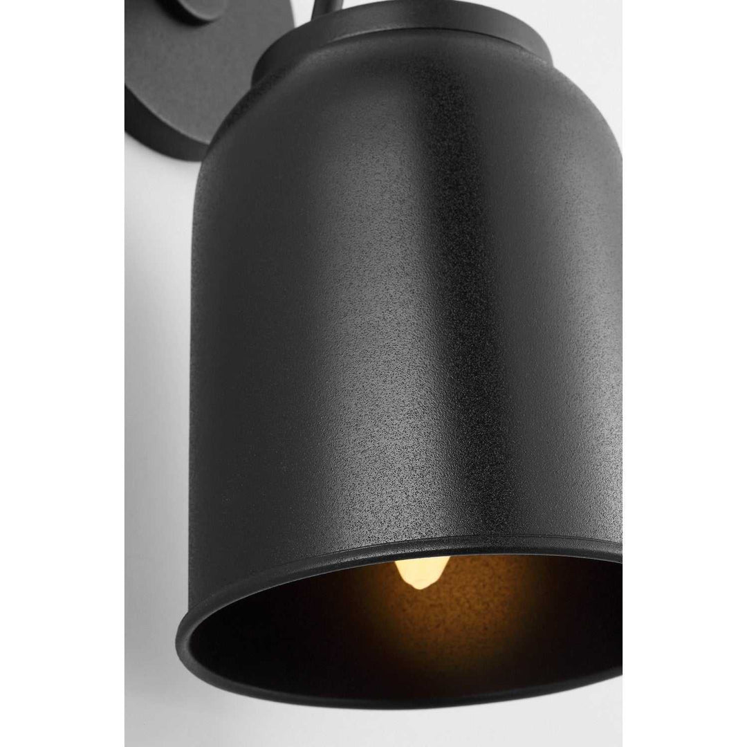 Liora One Light Wall Lantern in Textured Black Visual Comfort Studio Canada