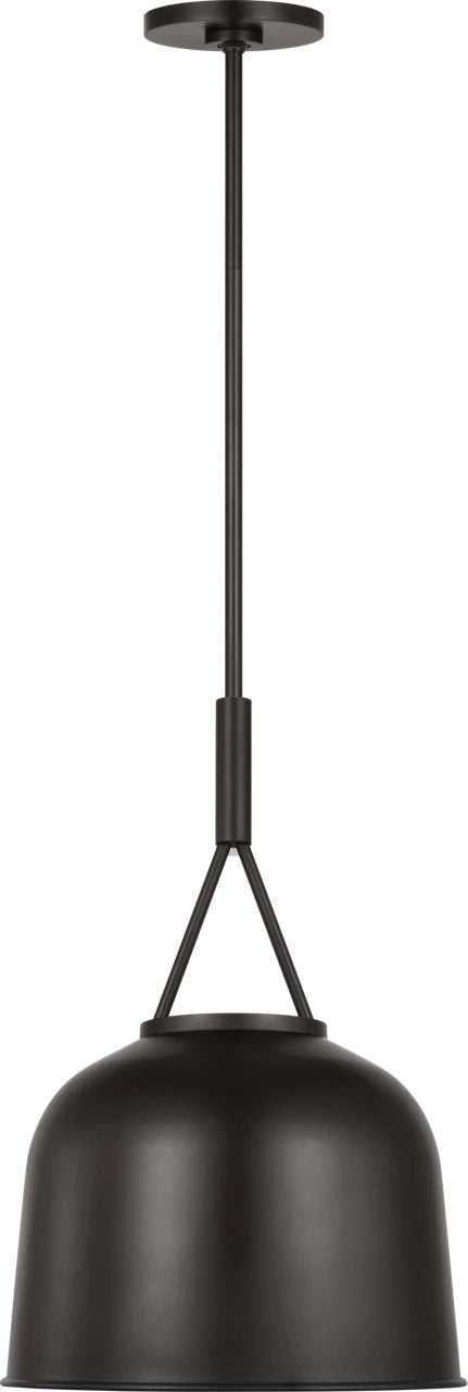 Liora One Light Pendant in Aged Iron Visual Comfort Studio Canada