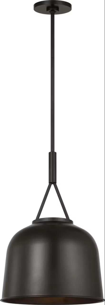 Liora One Light Pendant in Aged Iron Visual Comfort Studio Canada