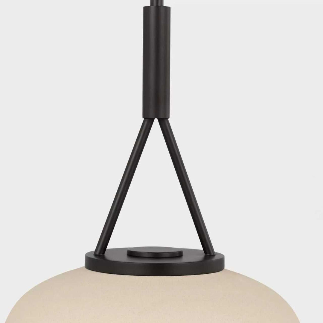 Liora One Light Pendant in Aged Iron Visual Comfort Studio Canada