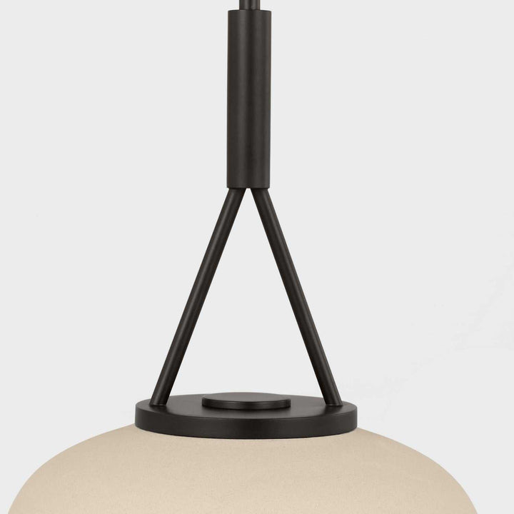 Liora One Light Pendant in Aged Iron Visual Comfort Studio Canada