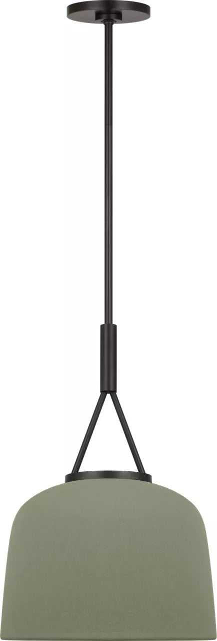 Liora One Light Pendant in Aged Iron Visual Comfort Studio Canada